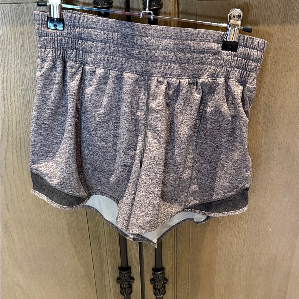 Lululemon Athletica Heathered Gray Women's Athletic Shorts